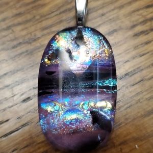 Handmade glass pendant